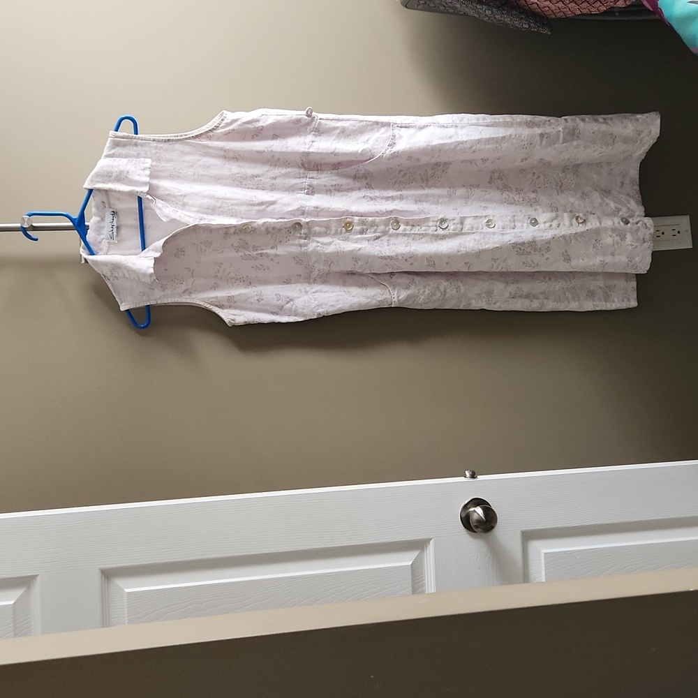 Linen Shepherd's dress